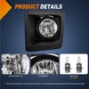 Nilight Fog Lights Assembly Compatible with 2014 2015 GMC Sierra