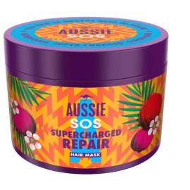 Aussie SOS Supercharged Repair Hair Mask 450ml, Hair Mask for Damaged Hair