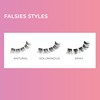 KISS imPRESS Press-On Falsies Eyelash Clusters Kit, Natural, Black, No