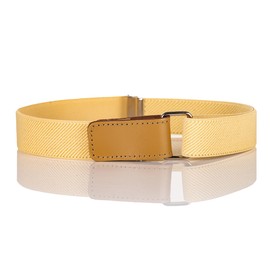 Olata Children’s Stretch Elasticated Belt with Adjustable Hook and Loop Fastening. Light Cream (0-2 Years)