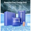 POOLHACKER 2025 Upgrade 15 ft Round Winter Pool Cover -