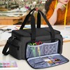 LUXJA Large Capacity Craft Bag with Shoulder Strap, Craft Tote