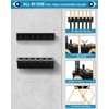 EXTCCT Pool Cue Rack Stick Holder - Wall Mount Billiards