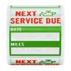 Hycodest Oil Change Stickers 200 Pcs 2x2 Service Reminder Labels