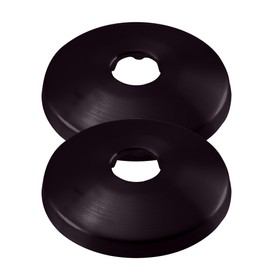 Westbrass A128-2-12 1/2" Sure Grip Low Pattern Flange for Copper Pipe (5/8" OD), Oil Rubbed Bronze (2-Pack)