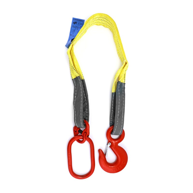 QWORK Lifting Slings Web Sling, 3.3 Ft Heavy Duty Single