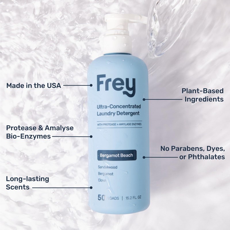 FREY Concentrated Liquid Laundry Detergent | Formulated for Sensitive Skin