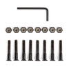 Skateboard Hardware Screws Mounting Set 1.25 Inch Longboard Hardware Set
