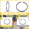 Haishine 46mm Piston Ring Fit for Husqvarna 51 55 Rancher