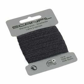 Scanfil 40020-054 Darning Thread, Grey, 15 m