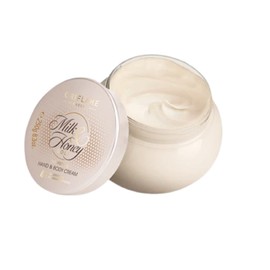 Oriflame Milk & Honey Gold Crema nutritiva para manos y cuerpo, 8.82 oz