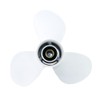 PWCMAN Outboard Propeller 11x17 Aluminum Boat Outboard Propeller fit Yamaha