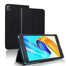 AKNICI Case for Blackview Tab 60 Tablet PC 8.68 Inch, Ultra Thin PU Leather Cover Folding Stand Case Cover Protective Case with Wrist Strap Magnet for Blackview Tab 60 Tablet PC 8.68 Inch Black