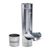 Rain Pipe Flap Zinc DN 60 with Adaptor Rain Water