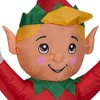 Jolly Elf LED 4' Inflatable Christmas Yard Decoration