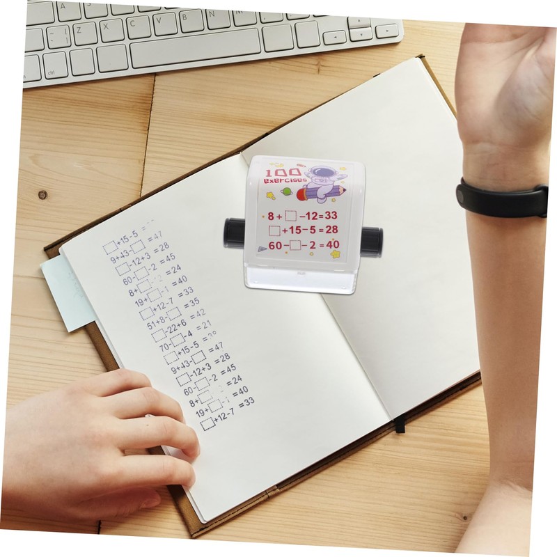 Operitacx 1 Set Teaching Stamps for Addition and Subtraction Role