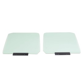 KUAFU Front Door Glass Compatible with 1987-1998 Ford F150 F250 F350 Bronco Window Tempered Glass Replacement for F4TZ1521411A DD08492GTYN F4TZ1521410A DD08491GTYN - Left & Right