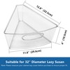 JOWBOOW Lazy Susan Organizer Bins for 32"-33" Diameter Corner Cabinet
