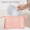 G2PLUS Portable Folding Vanity Mirror, Ultra-Slim Aluminum Shell Travel Mirror,