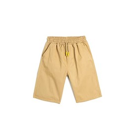 Koton Boys's Canvas Pockets Drawstring Cotton Shorts, Camel (100)
