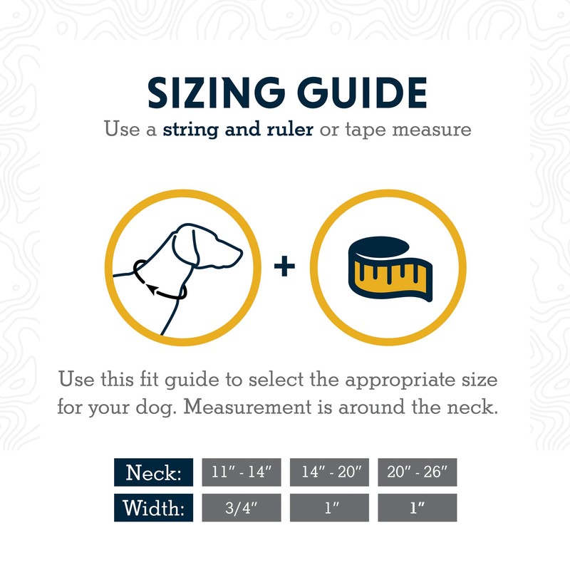 RUFFWEAR Crag Dog Collar, Reflective and Comfortable Everyday Collar, Volcanic