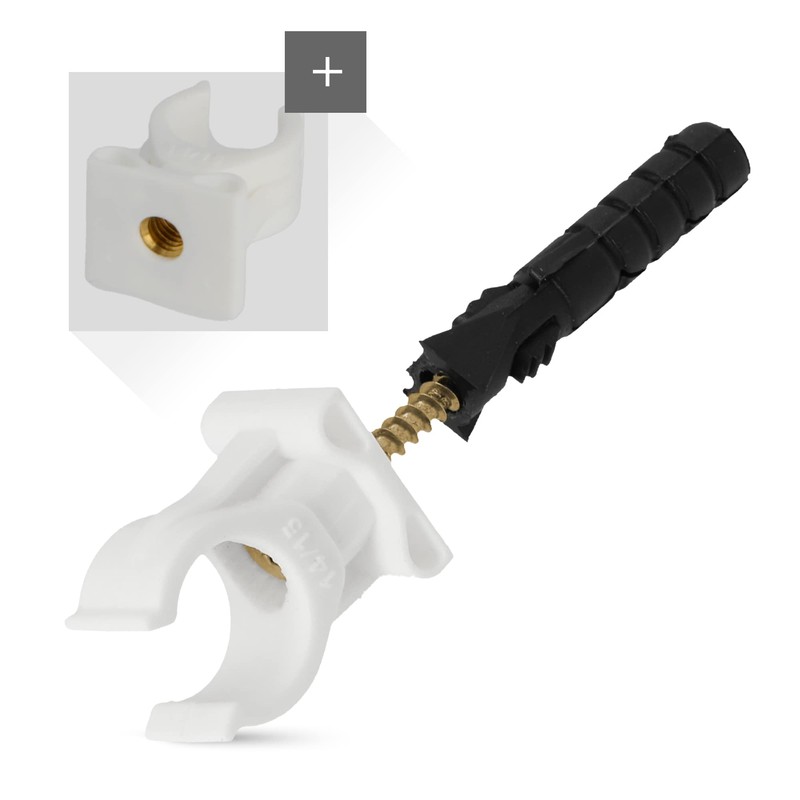 Plastic Pipe Clamp Pipe Clamp Dowel Safe Pipes Safe Installation