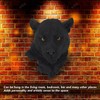 3D Simulation Animal Head Statues Wall Decor Resin Unique Exquisite