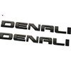 Denali 3-PC Black Nameplate Emblem HD Badge for GMC Yukon
