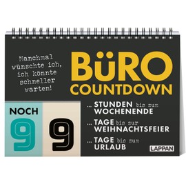 Countdown-Kalender für's Büro: Tischaufsteller mit Countdown-Funktion für's Büro