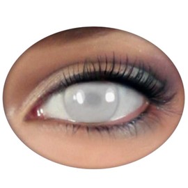 KarnevalsTeufel Fun Lens "Blind" Single Lens Contact Lens