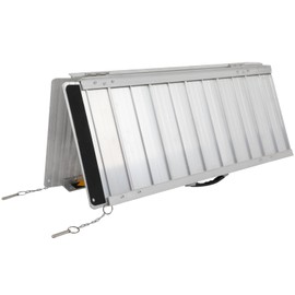 INEEDUP 3FT Aluminum Portable Wheelchair Ramp Non-Slip Aluminum Folding Handicap Ramp,Door Threshold Wheelchair Ramps for Home,Wheel Chair Ramp for Home Steps, Scooter Ramp,for wheelchairs and scooter