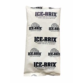 Ice-Brix Reusable Leakproof NonToxic Ice Pack 3oz Gel 5" x 2 3/4" x 3/4" (Qty48)