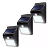 Importeek 3pz Lampara Led Solar Reflector Exterior Jardin Sensor Luz