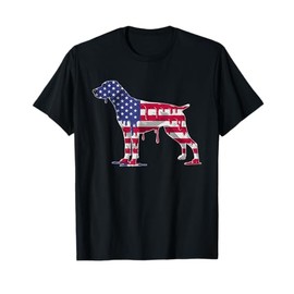 Ice Cream Drip German Shorthaired Pointer 4th of July T-Shirt