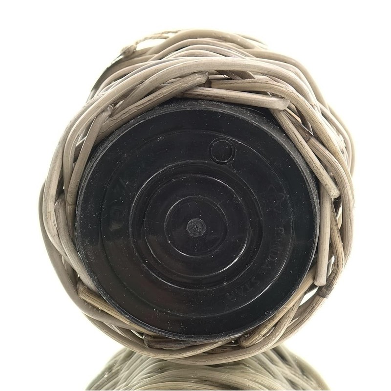 Van der Leeden Drypot® Rattan Planter Grey Approx. Diameter 17