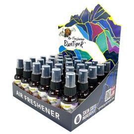 BlunTiger High Concentrated Strong Oil Based Air Freshener 30ml/1oz Car, Room, Home and Bathroom Deodorizer & Odor Eliminator Spray (BlunTiger 30 Set)