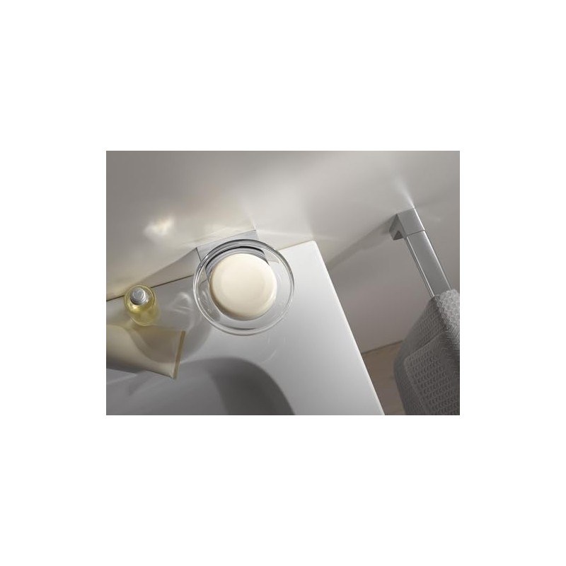 Keuco 12755019000 Soap Holder with Crystal Soap Dish - Chrome