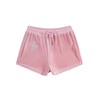 SOLY HUX Women's Y2k Rhinestone Velvet Shorts Drawstring Elastic Waist
