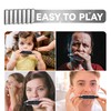 East top Harmonica Set of 7, 10 Holes Blues Harp