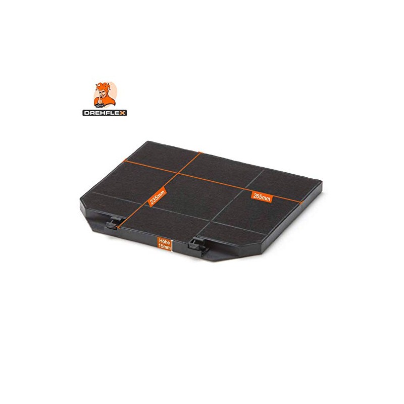 DREHFLEX® – Active carbon filter – Compatible with Faber 112.0157.243