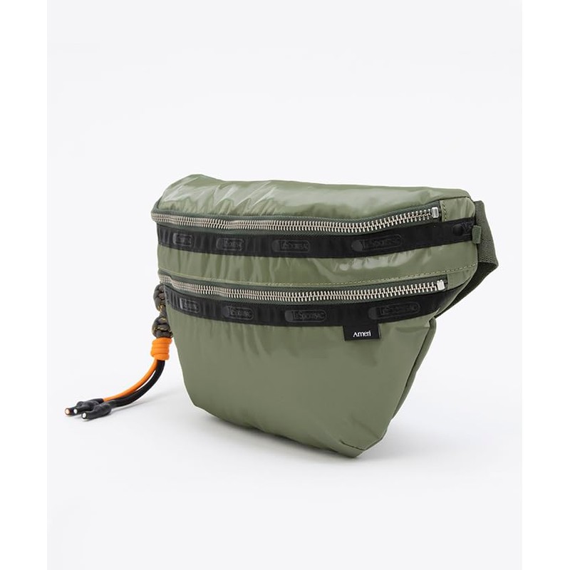 LeSportsac 1615 Shoulder Bag DX Belt Bag W/CHRM, Khaki Shine