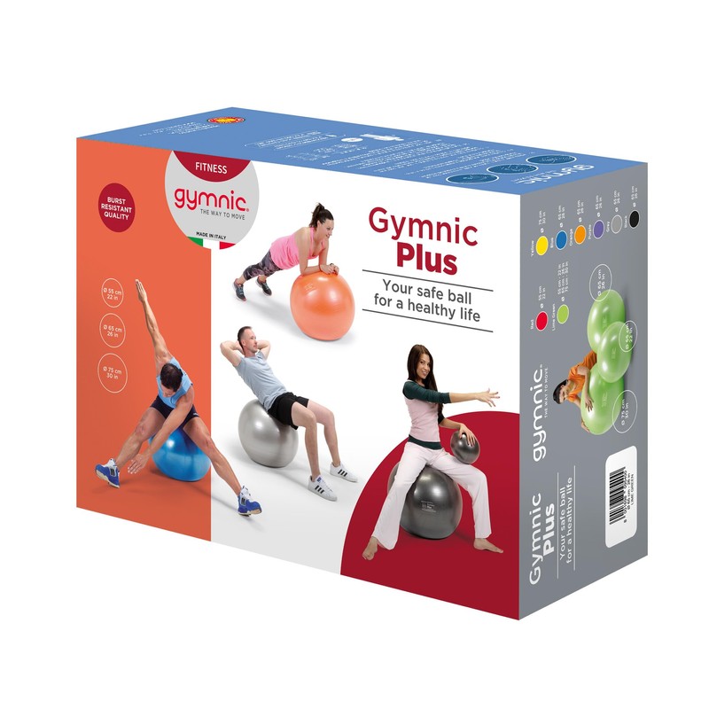 Gymnic Plus 65 Exercise Ball, Purple