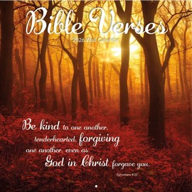 TURNER PHOTOGRAPHIC Bible Verses 12x12 Photo Wall Calendar (26998940008)