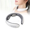 Heated TENS Neck Massager 9 Gears Vibration Rechargeable Electromagnetic Pulse
