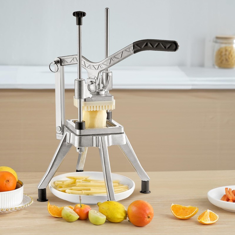 VEVOR Commercial Vegetable Chopper w/ 4 Replacement Blades, Stainless Steel
