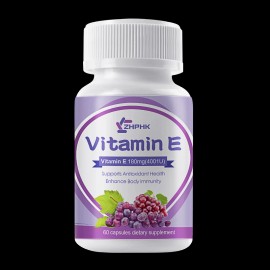 ZHPHK 400IU Vitamin E Supplement 180 Capsule Skin Care Anti Aging-Inflamma