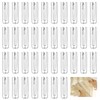 40 Pack Pinch Pleat Curtain Hooks, Stainless Steel Header Tape