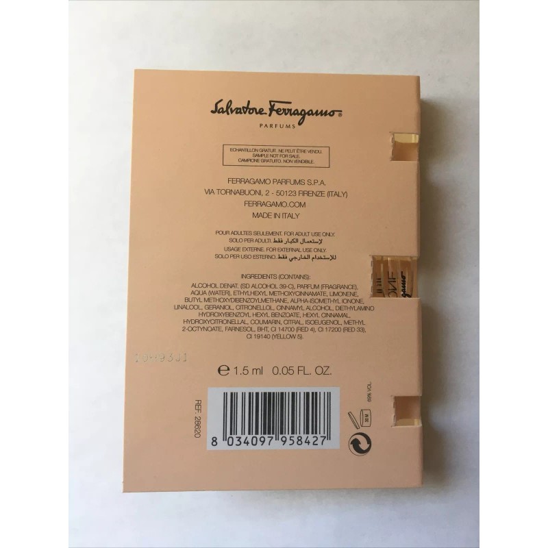 Salvatore Ferragamo Emozione 0.05 oz 1.5 ml EDP Spray Mini/Travel