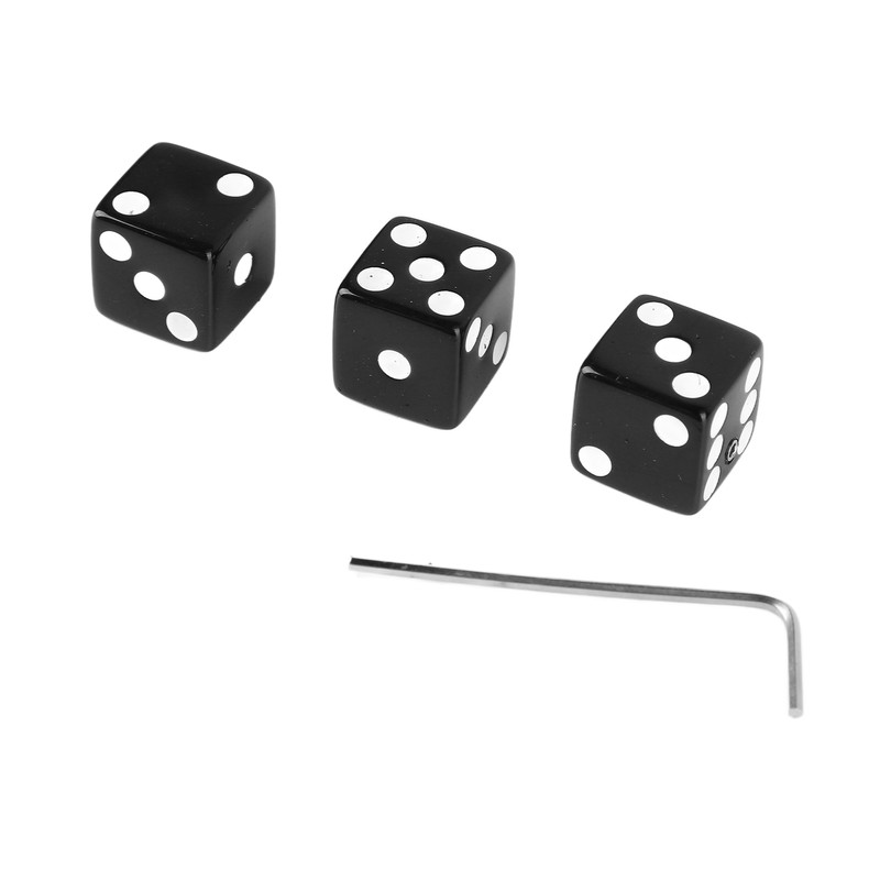 3PCS Guitar Volume Control Knobs Dice Shape Speed Control Knobs