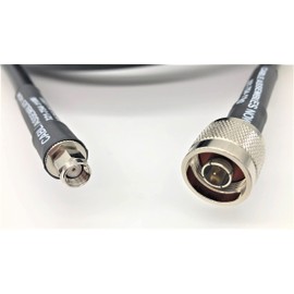 Cable Assemblies Now - LMR-400/LMR400 Times Microwave Low Loss Coax Extension Cable for Bobcat Miner/Helium HNT Hotspot Miner/LoRaWan Hotspot - N Male to RPSMA Male 15ft